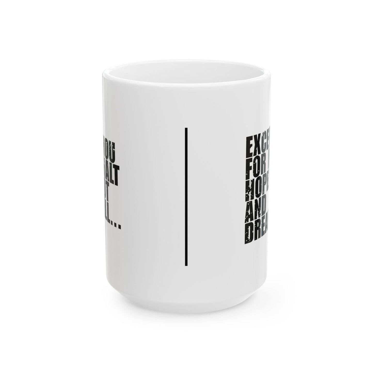 'Thou Shalt Not Kill... Except...' Mug - (11oz, 15oz) - White