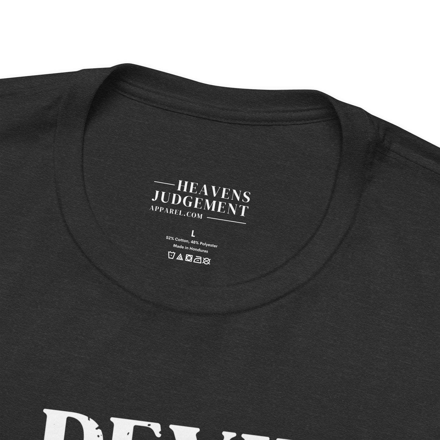 'Devil hid his face, and we learned fear' T-Shirt - Unisex