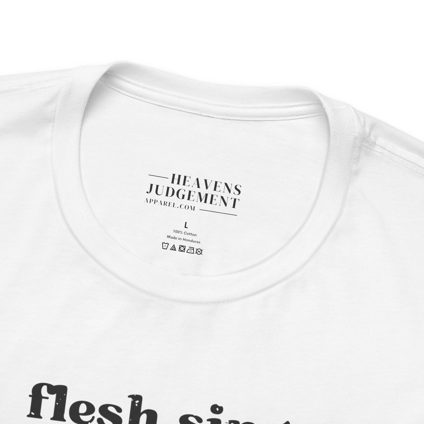 'flesh sings loud but the spirit whispers'  T-Shirt - Unisex