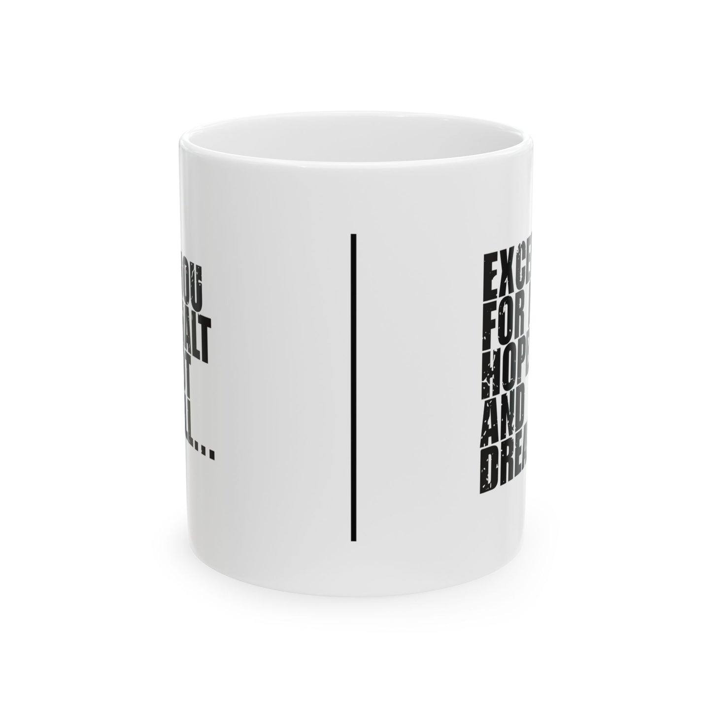 'Thou Shalt Not Kill... Except...' Mug - (11oz, 15oz) - White